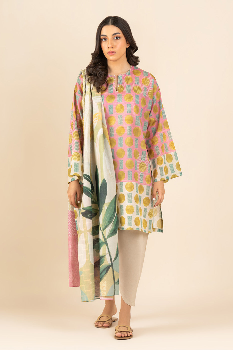 3 PIECE PRINTED LAWN SUIT (PRET) - BT12602UN004490A-MULTI-188225-8