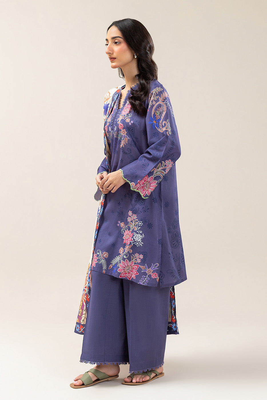 3 PIECE PRINTED LAWN SUIT (PRET)