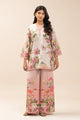 2 PIECE PRINT LAWN SUIT-ROSY SYMPHONY (UNSTITCHED)