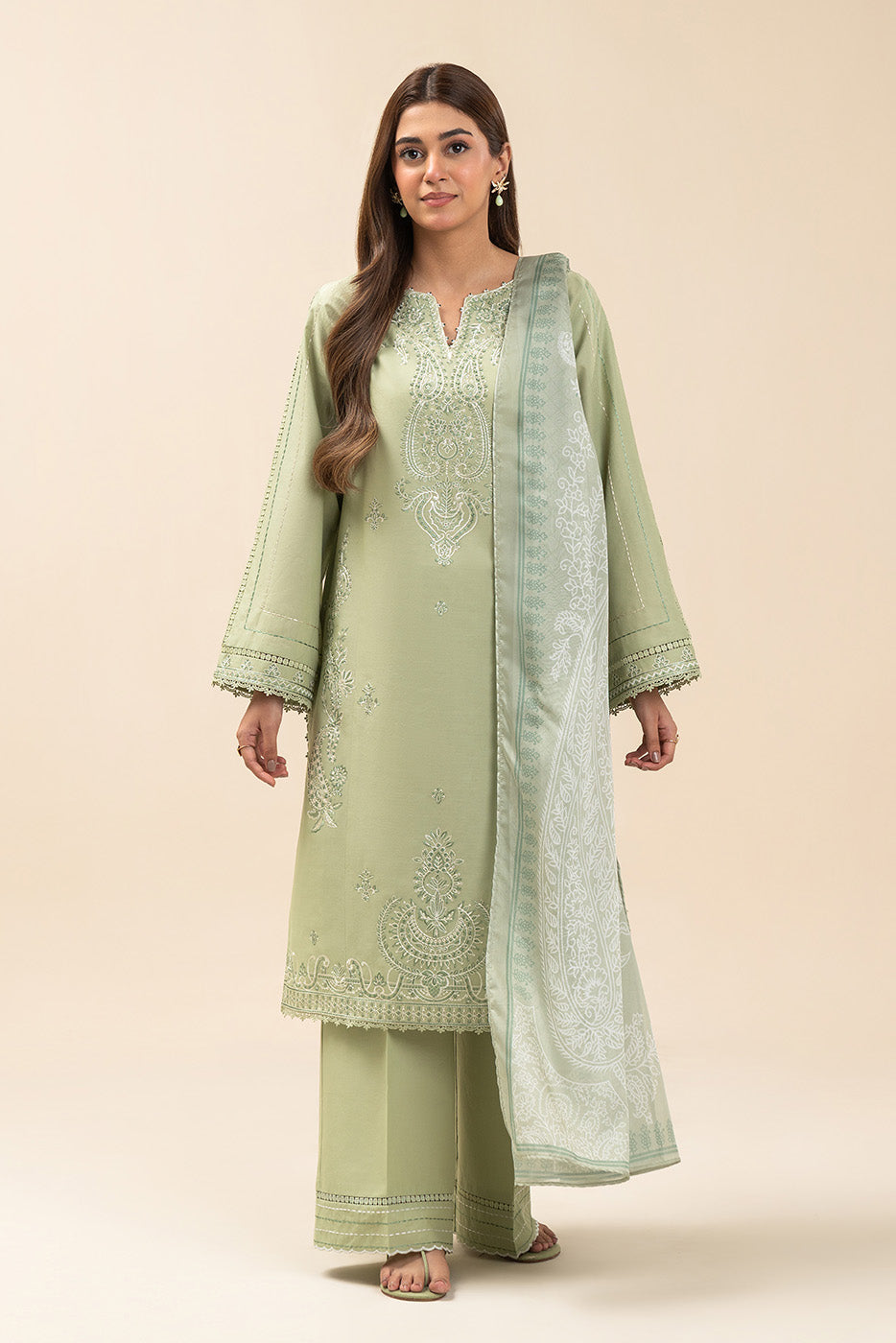 EMBROIDERED LAWN RTW-1319