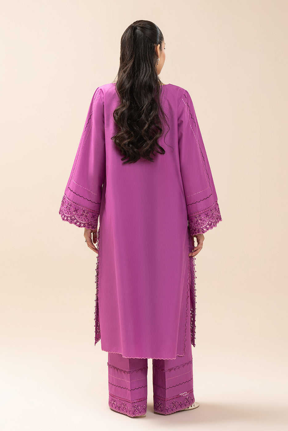 2 PIECE EMBROIDERED LAWN SUIT-TAUPE ROYALE (UNSTITCHED)