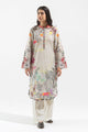 1 Piece - Printed Lawn Shirt - Tropical Illustration