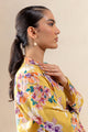 Plain chiffon dupatta with trimmings