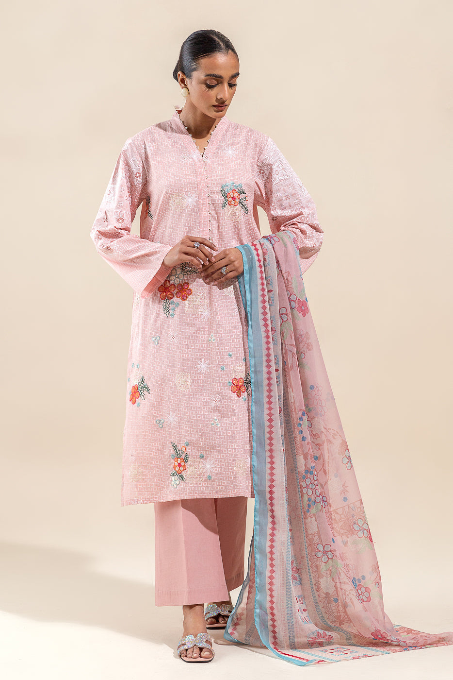 Embellished pants (as shown)