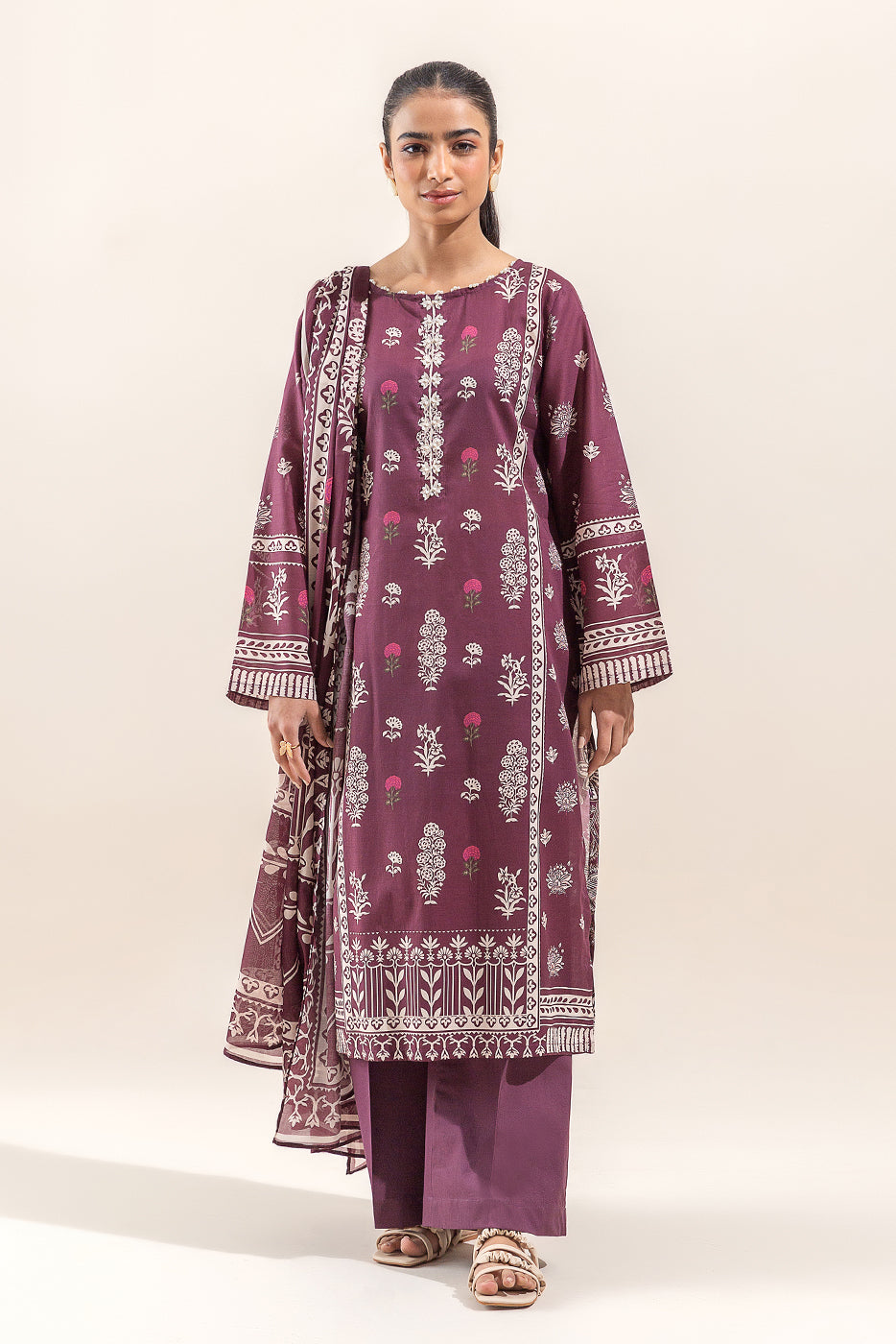 Embellished Silk Trousers (As Shown)
