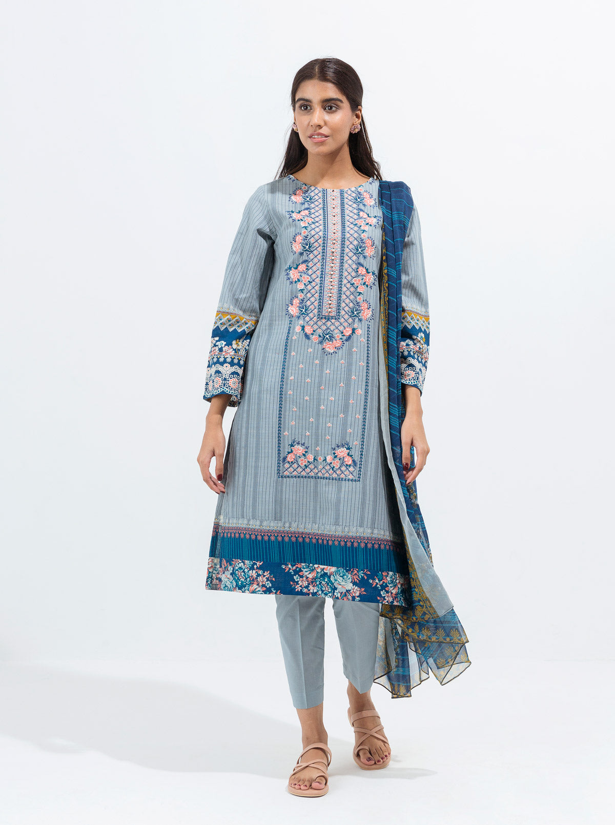 Grey Pearl-Embroidered-3P