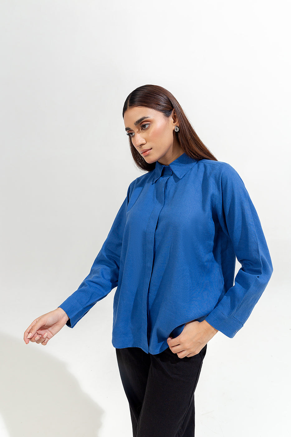 Basic Button Through Shirt