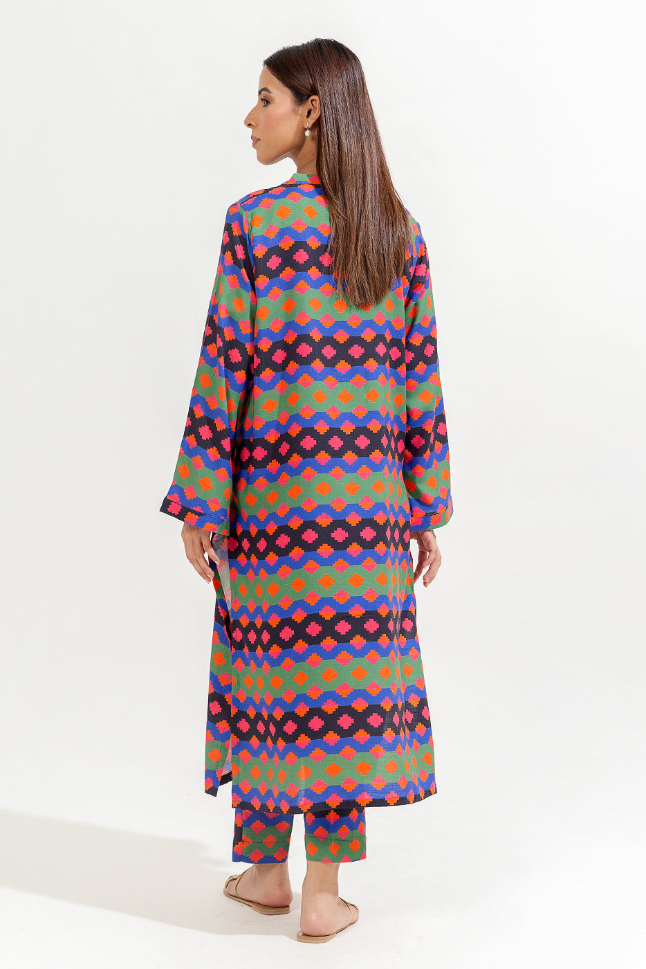 2 Piece Printed Viscose Suit (Pret)