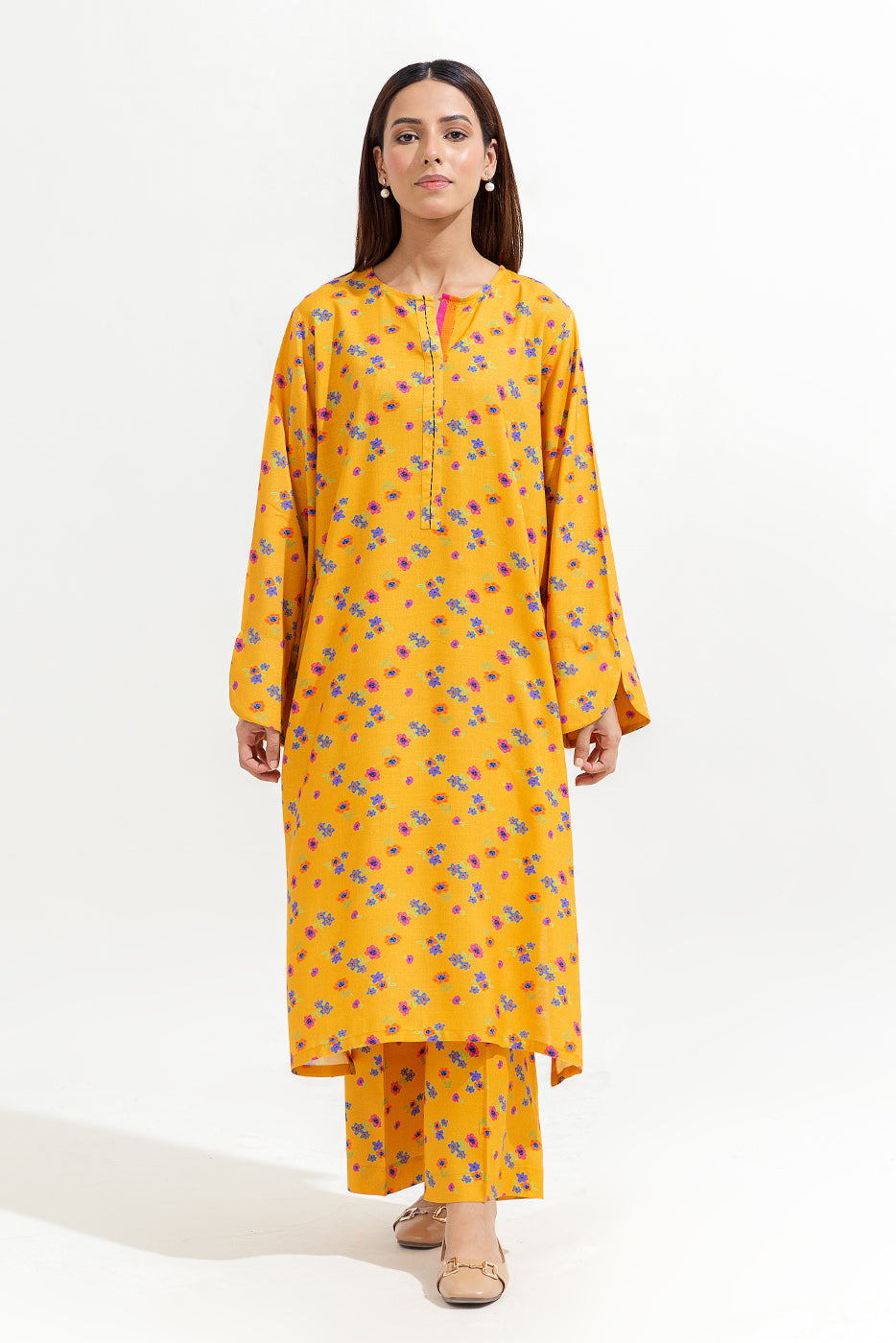 2 Piece Printed Viscose Suit (Pret)
