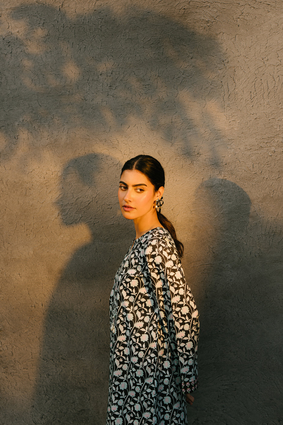 Printed Cambric Shirt (Pret)