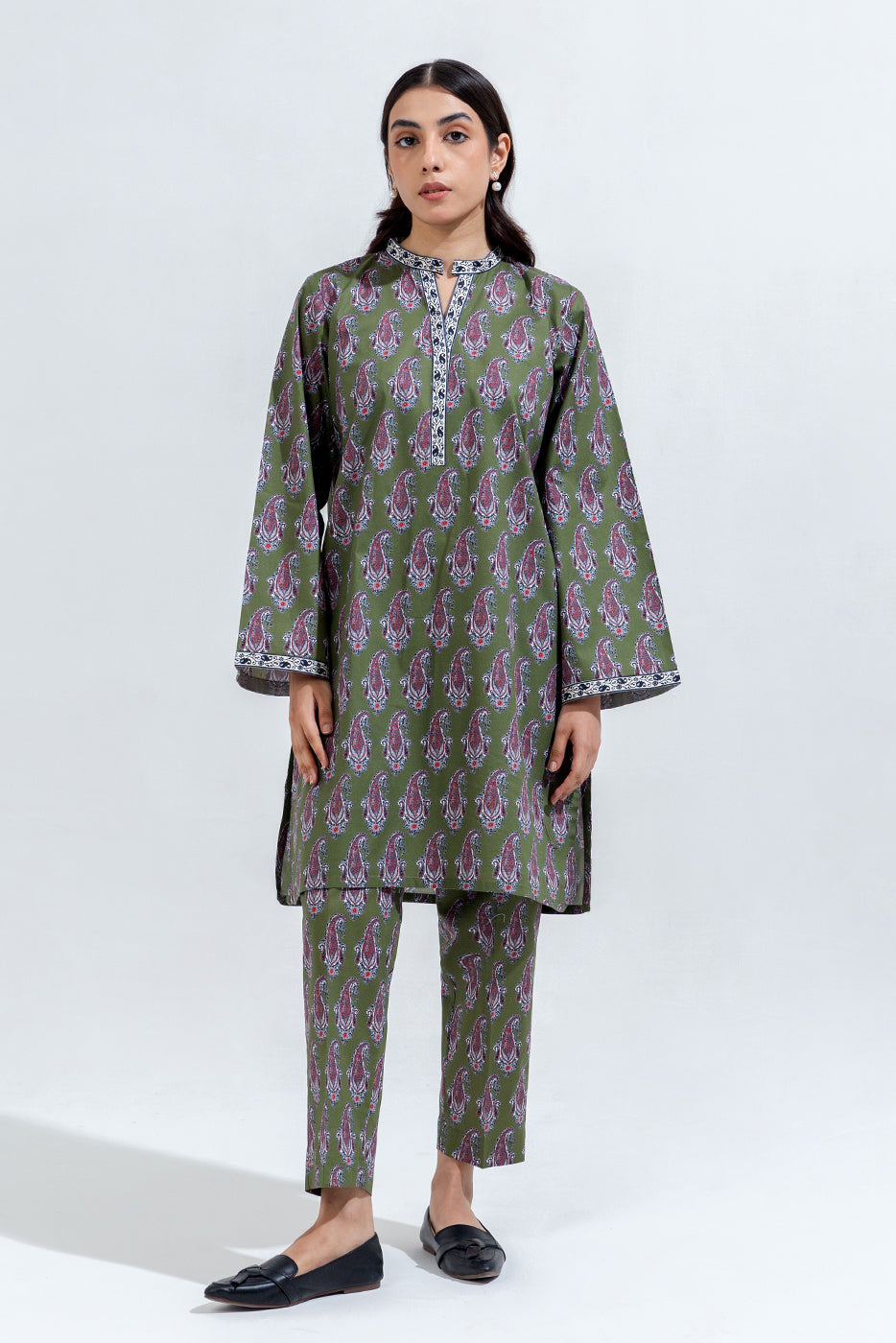 Printed Cambric Shirt (Pret)