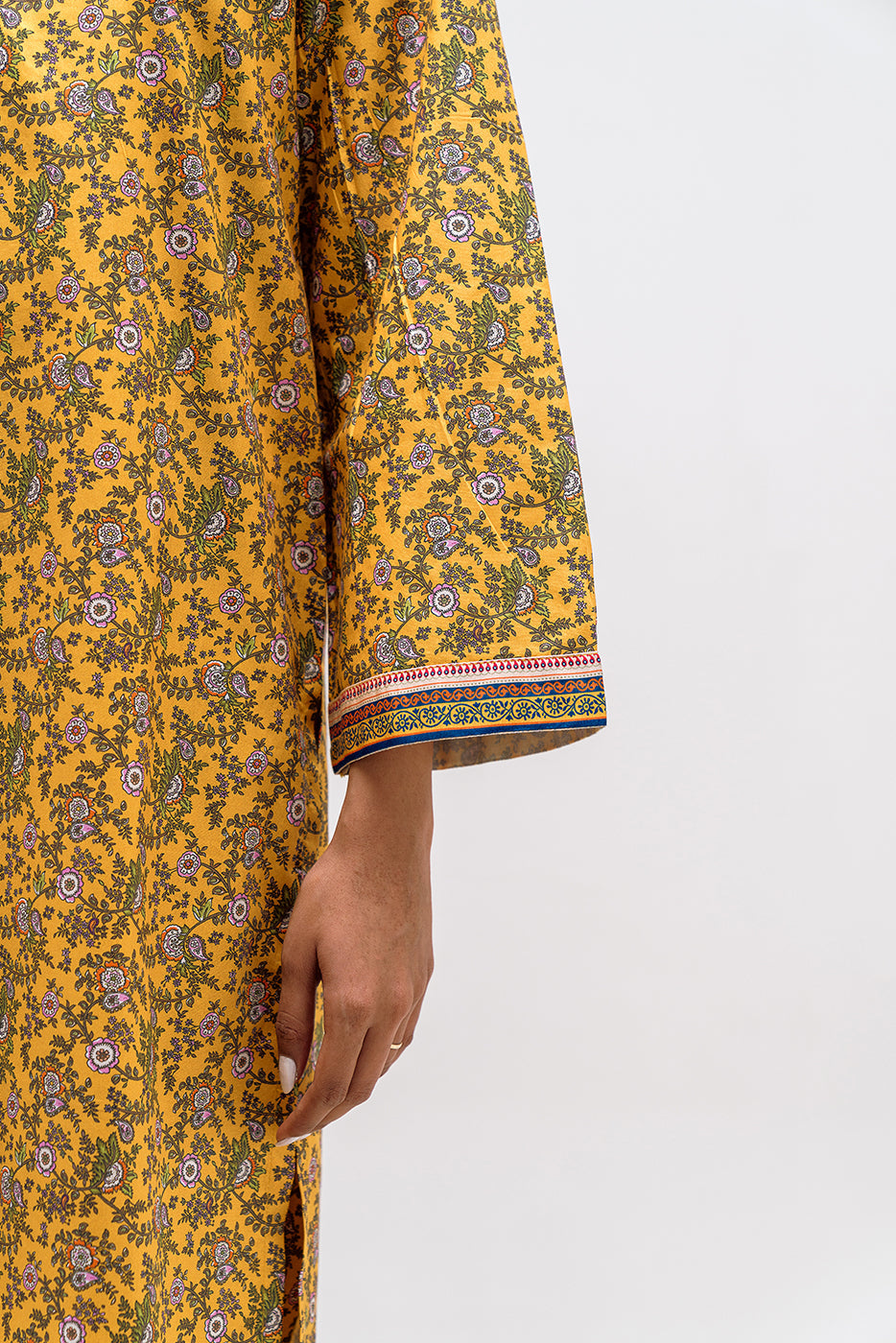 Printed Cambric Shirt (Pret)