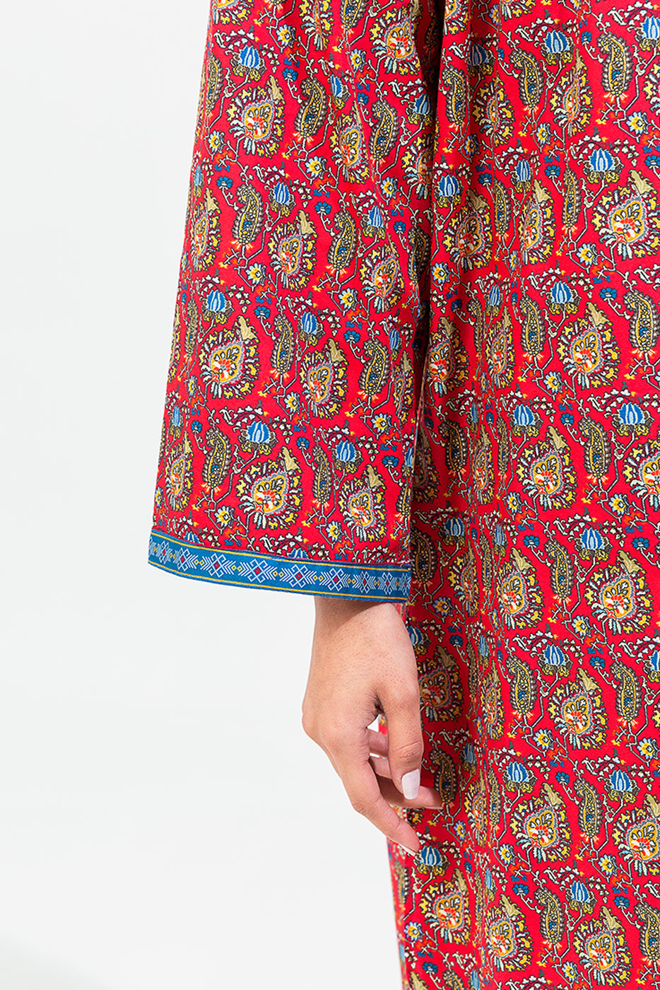Printed Cambric Shirt (Pret)