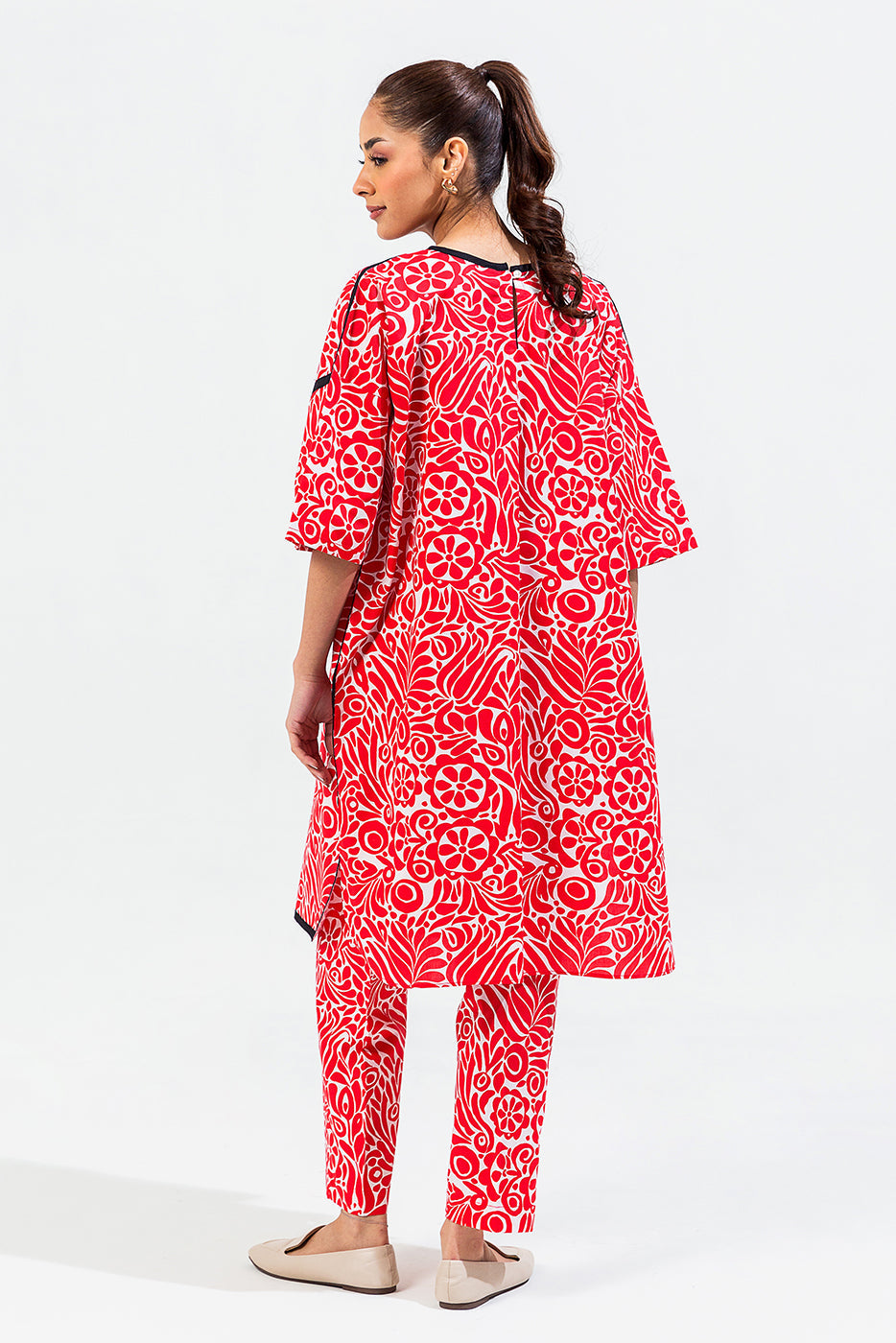 Printed Cambric Shirt (Pret)