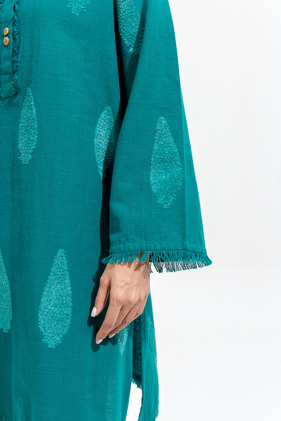 2 Piece Basic Khaddar Jacquard Suit (Pret)