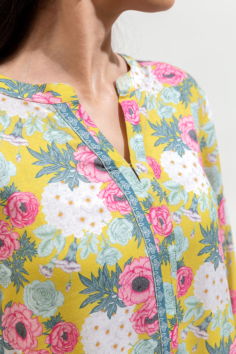 2 Piece Printed Viscose Suit (Pret)