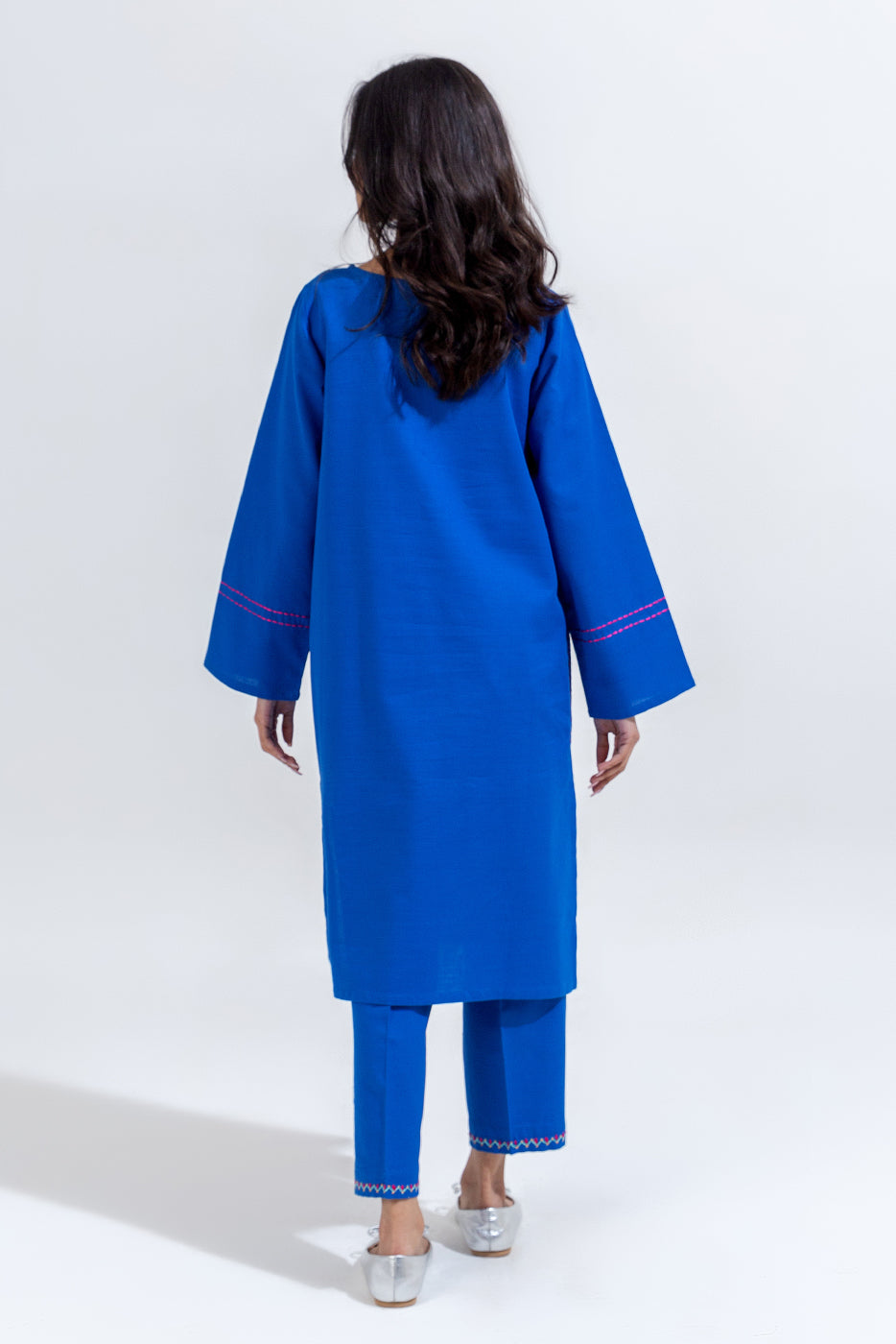 2 Piece Embroidered Khaddar Suit (Pret)