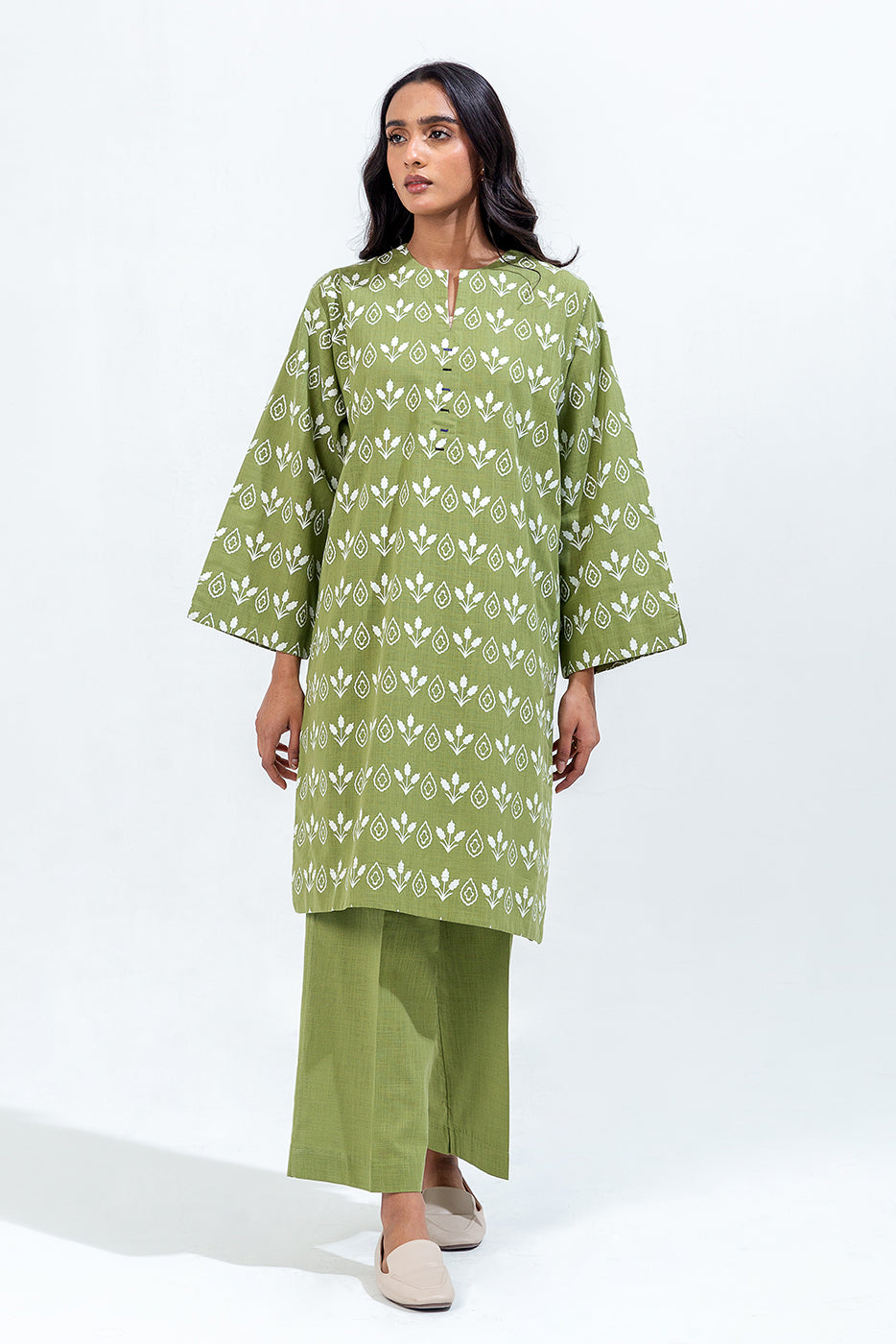 2 Piece Basic Two Way Slub Suit (Pret)