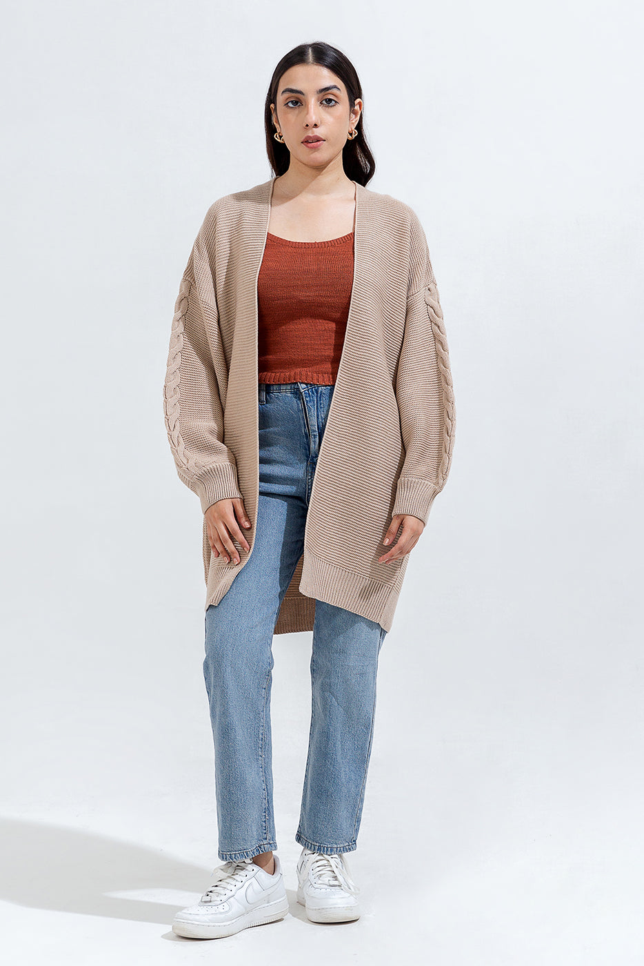 Cable Knit Shrug