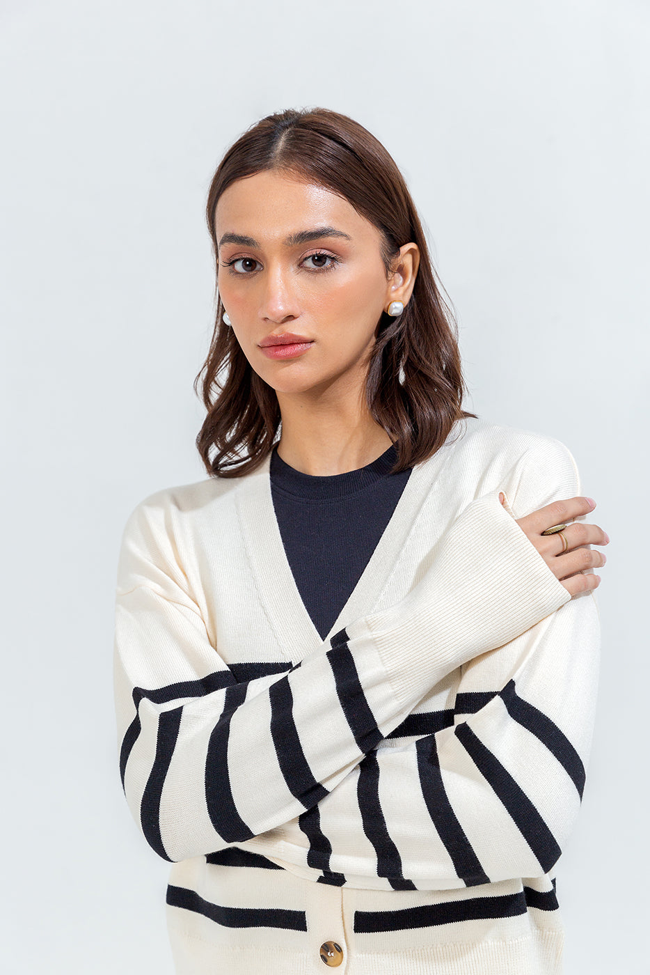 Striped Cardigan