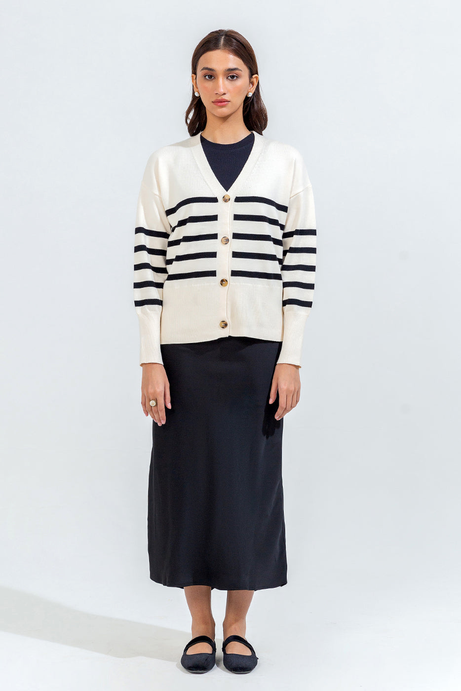 Striped Cardigan