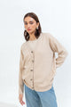 V Neck Knit Cardigan
