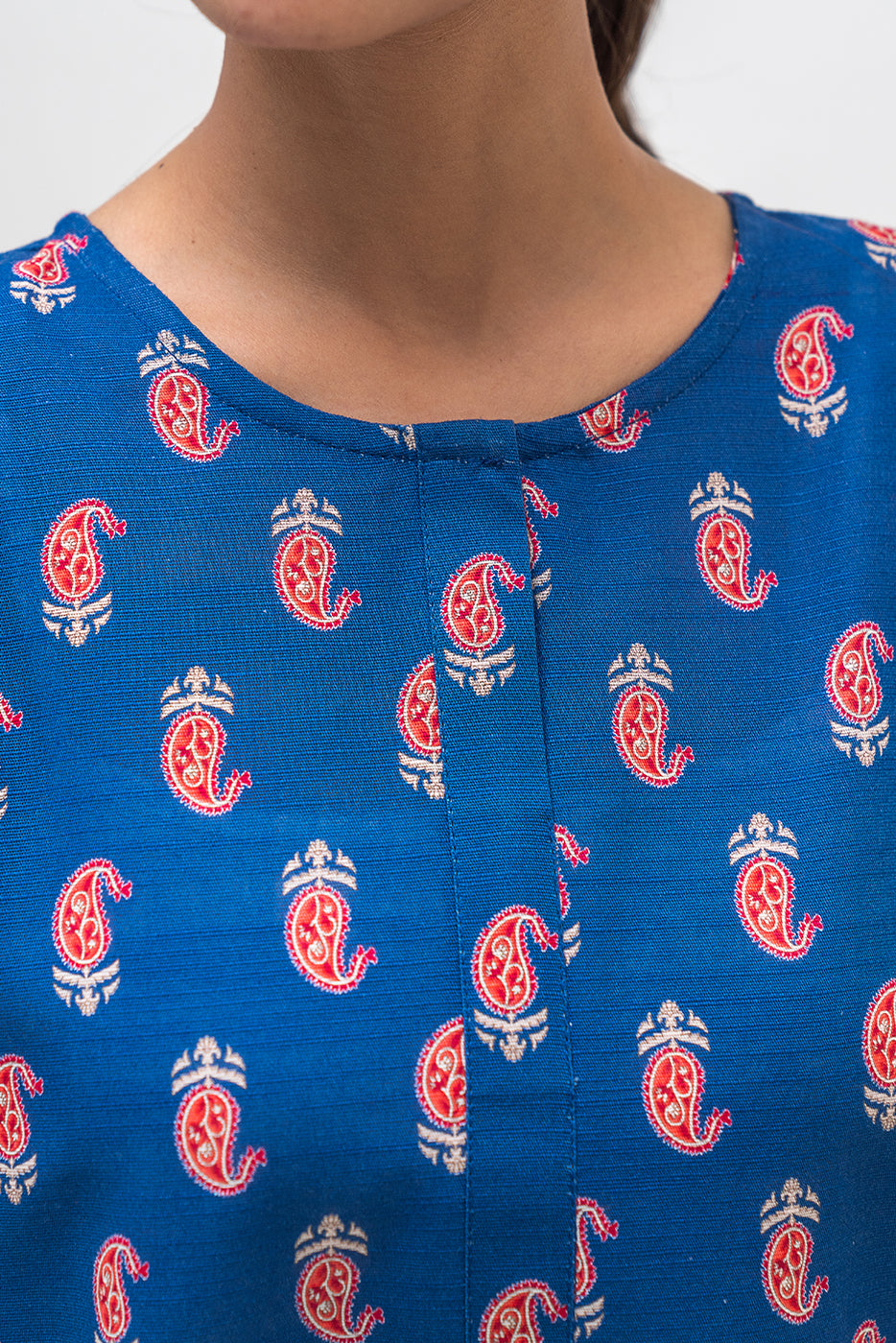 Printed Khaddar Shirt (Pret)