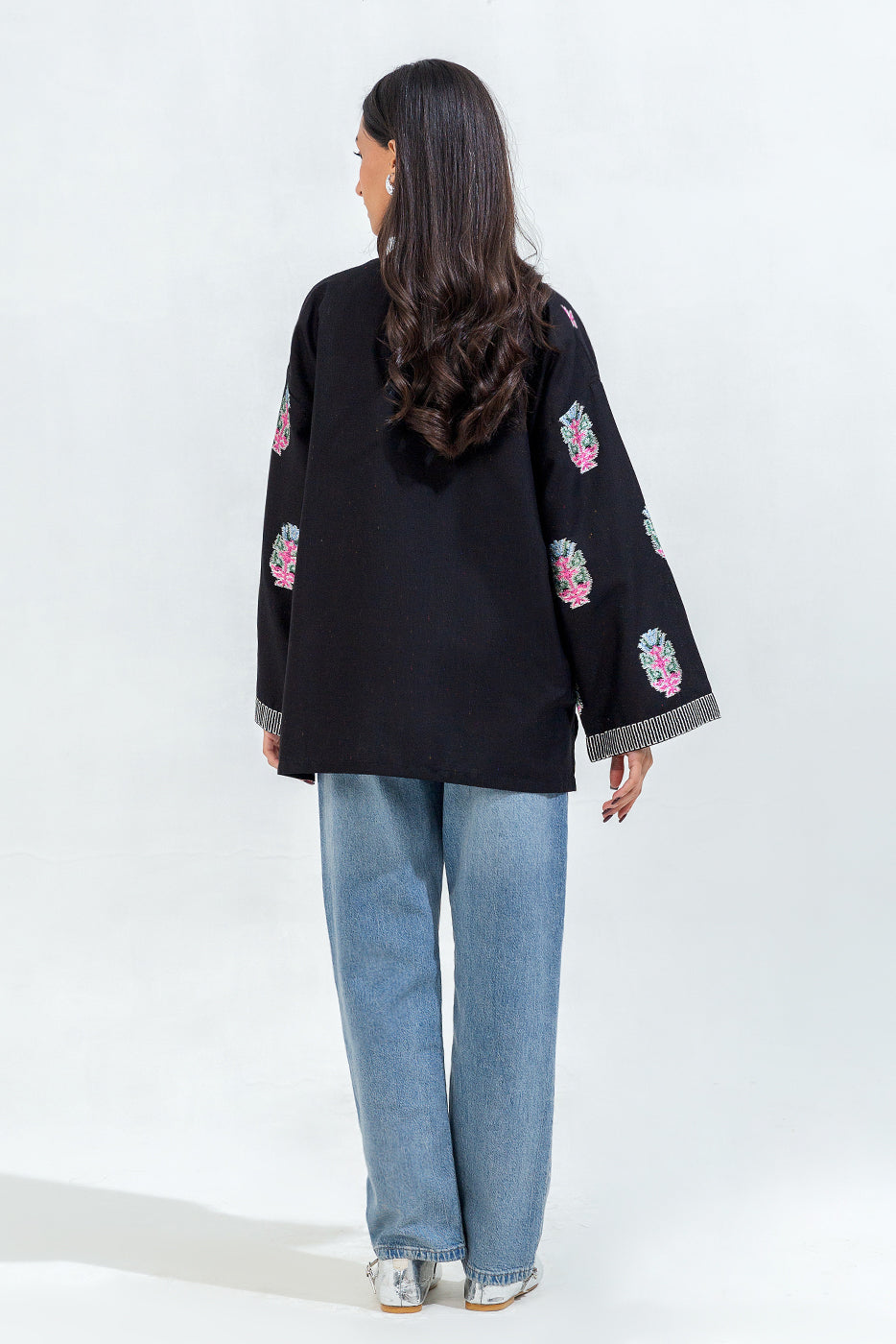 Embroidered Khaddar Shirt (Pret)
