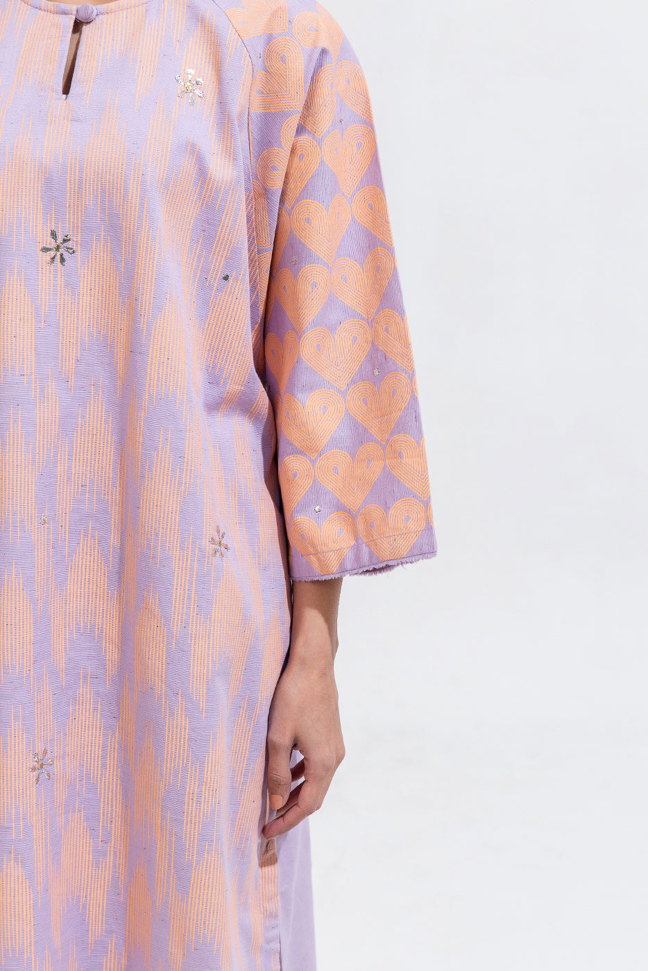 2 Piece Printed Khaddar Suit (Pret)