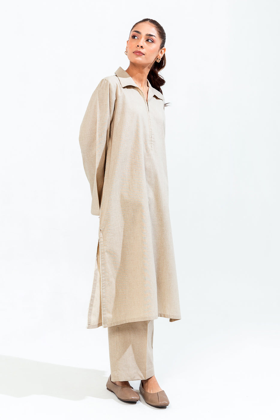 2 Piece Basic Yarn Dyed Suit (Pret)