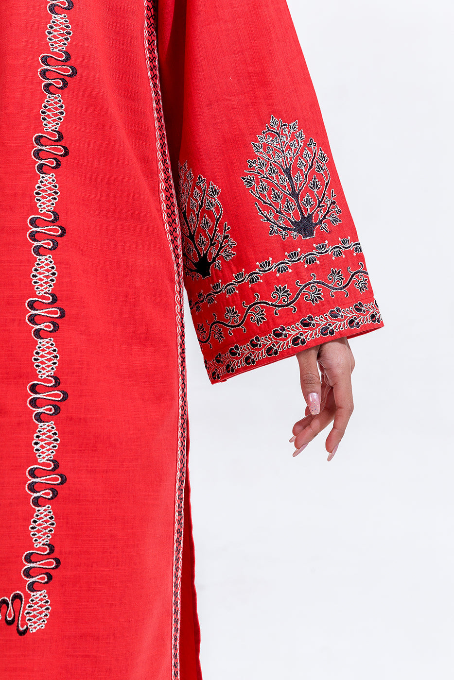 2 Piece Embroidered Khaddar Suit (Pret)