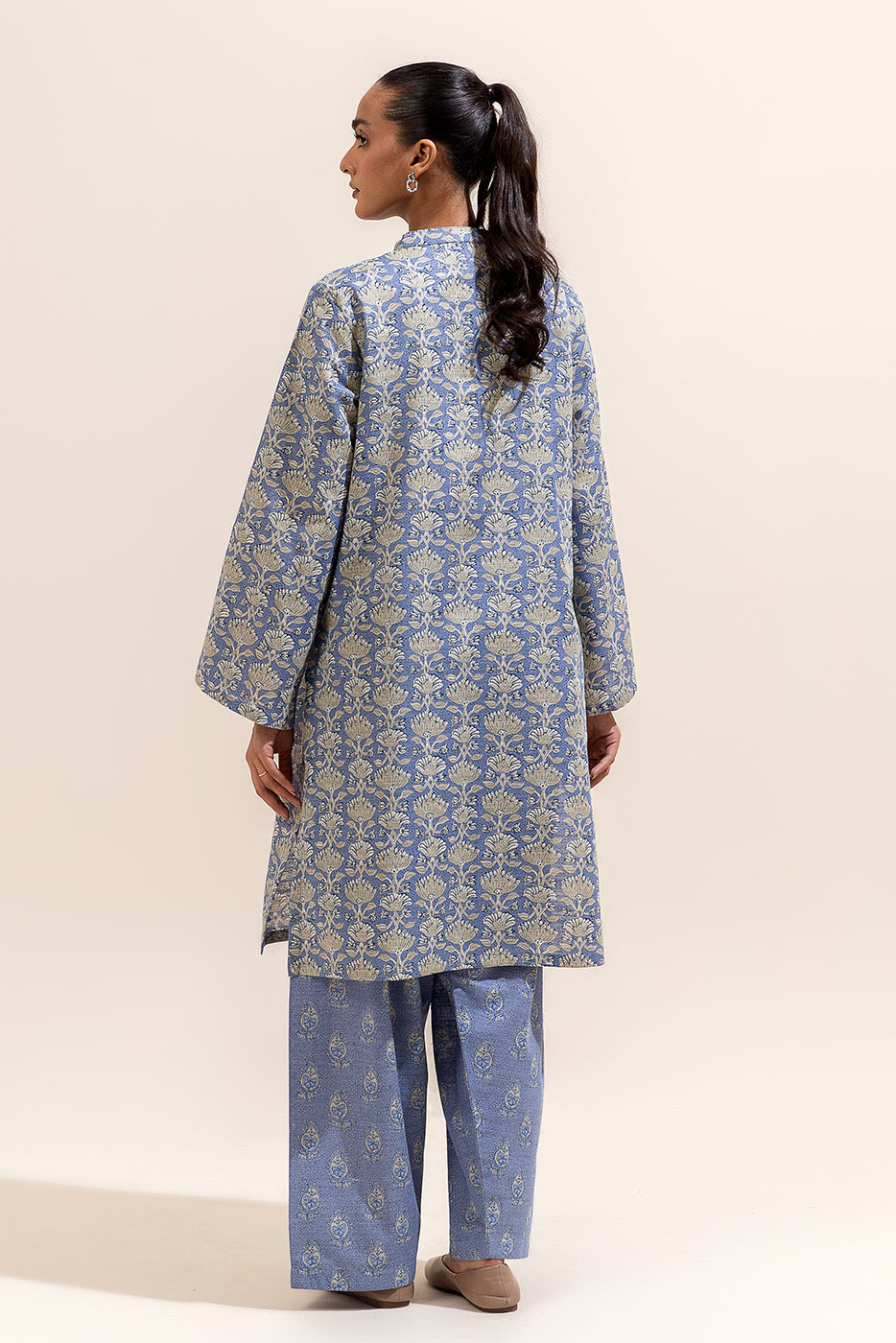 2 Piece Printed Khaddar Suit-Yonder Verve (Unstitched)
