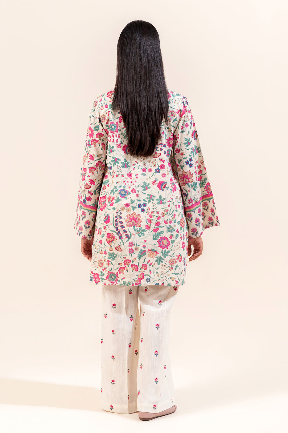 2 Piece Embroidered Khaddar Suit-Pristine Florid (Unstitched)