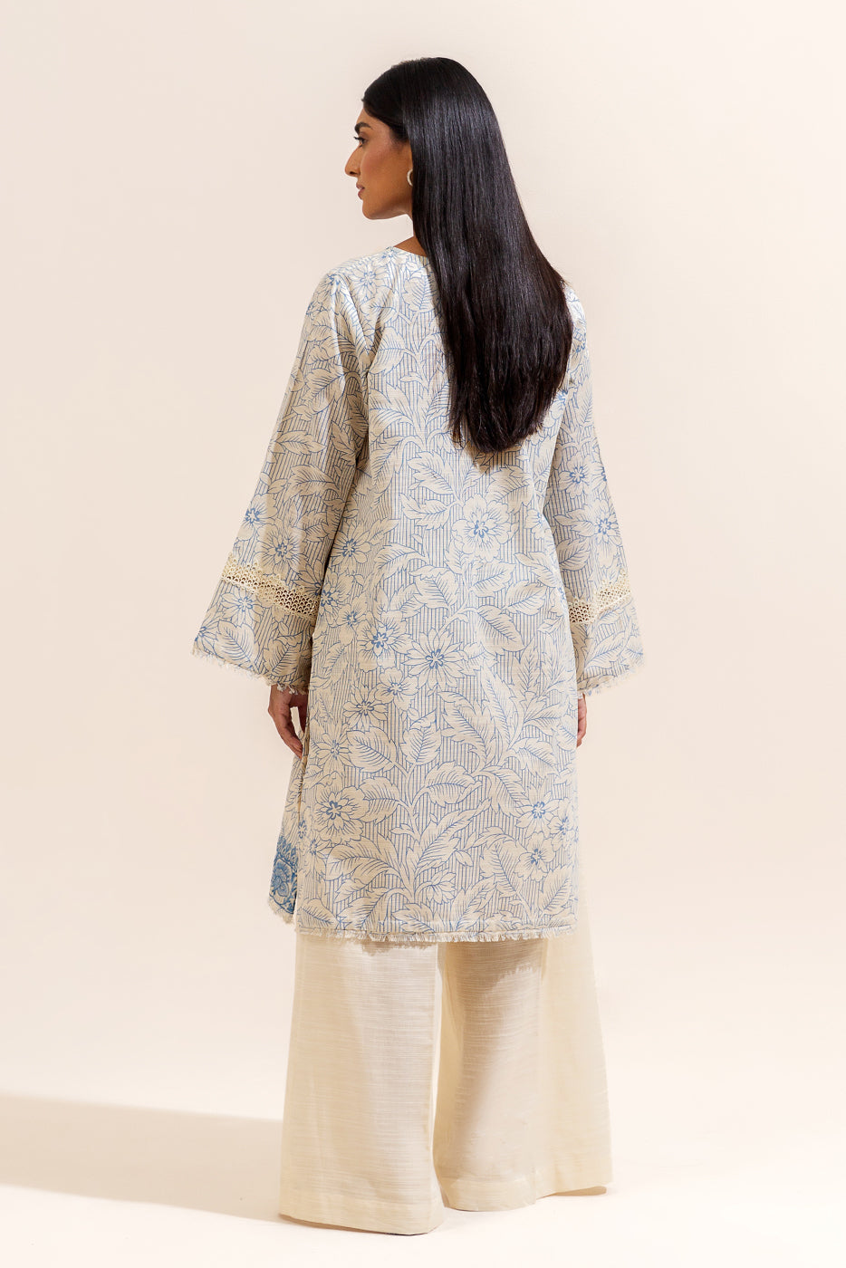 2 Piece Embroidered Khaddar Suit-Ivory Aura (Unstitched)
