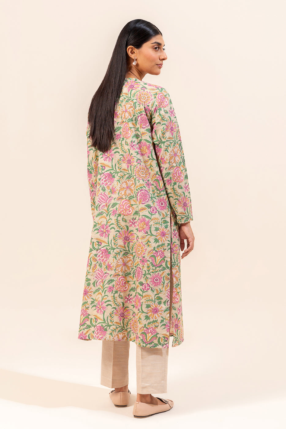 2 Piece Embroidered Khaddar Suit-Celestial Orchid (Unstitched)