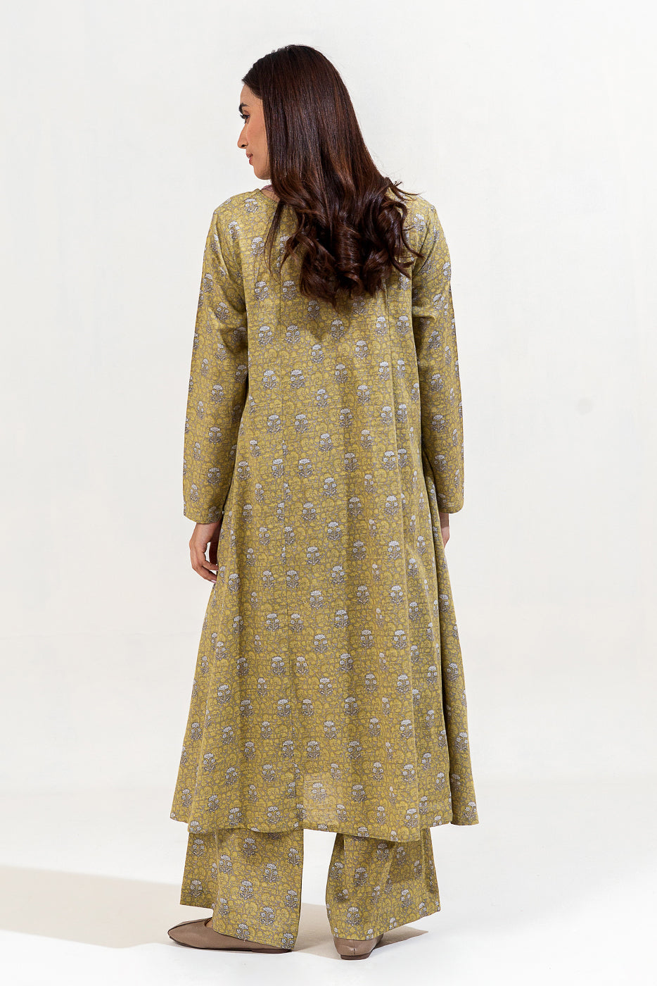 2 Piece Printed Khaddar Suit-Fern Muse (Unstitched)