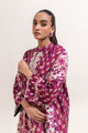 3 Piece Embroidered Khaddar Suit - Raspberry Radiance (Unstitched)