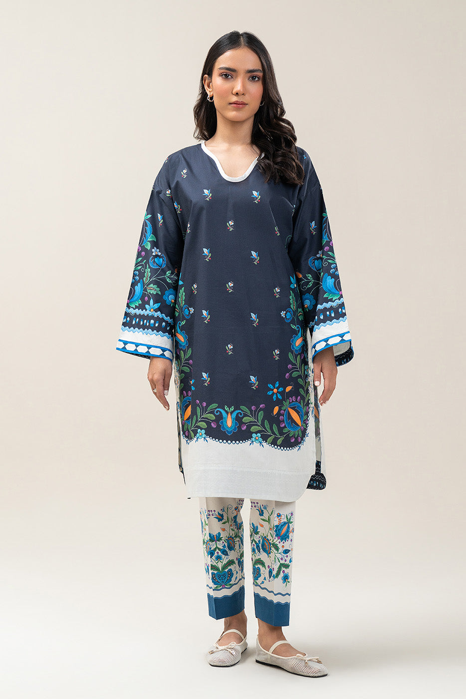 2 PIECE PRINTED COTTON VISCOSE SUIT (PRET)BT2250001DP2026-MULTI-2000000294419-8