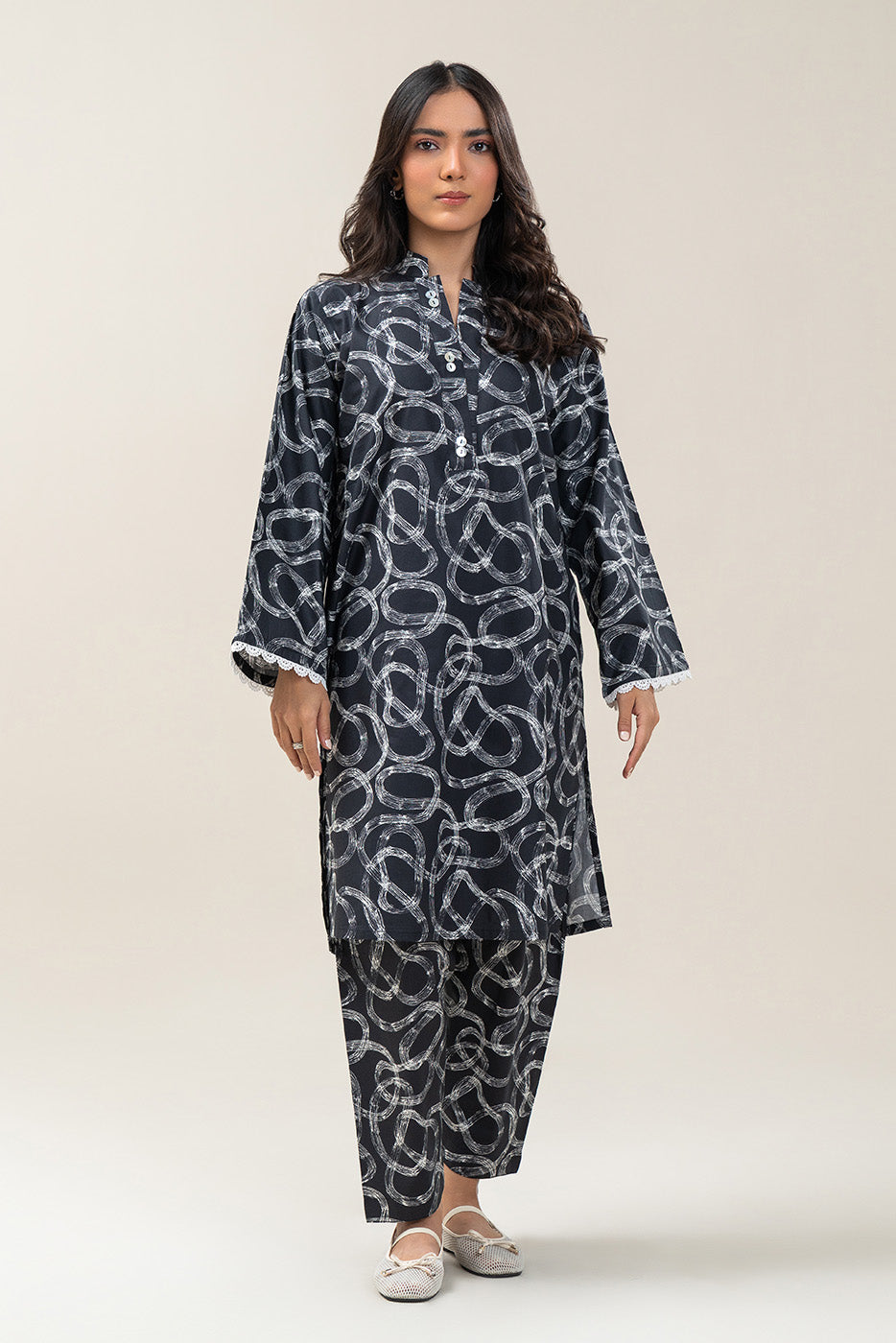 2 PIECE PRINTED COTTON VISCOSE SUIT (PRET)BT2250002DP2076-MULTI-2000000294669-8