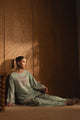 2 PIECE EMBROIDERED RAW SILK SUIT (LUXURY PRET)