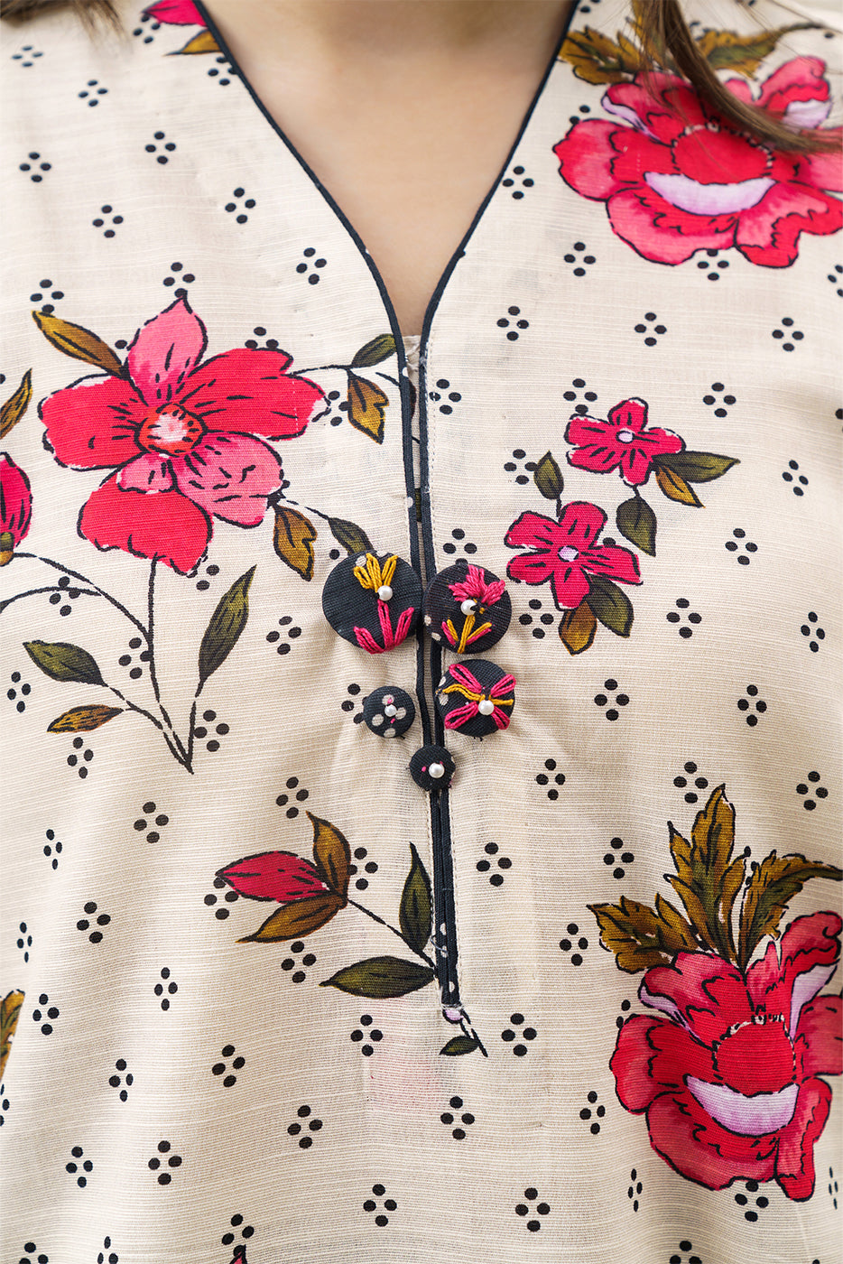 2 PIECE PRINTED SLUB KHADDAR SUIT (PRET)