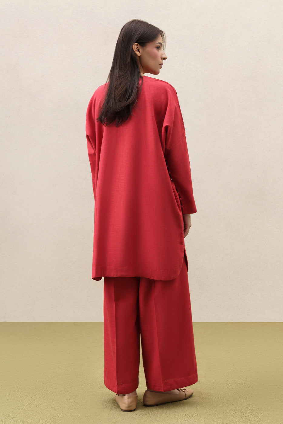 2 PIECE SOLID TWILL SUIT (PRET)