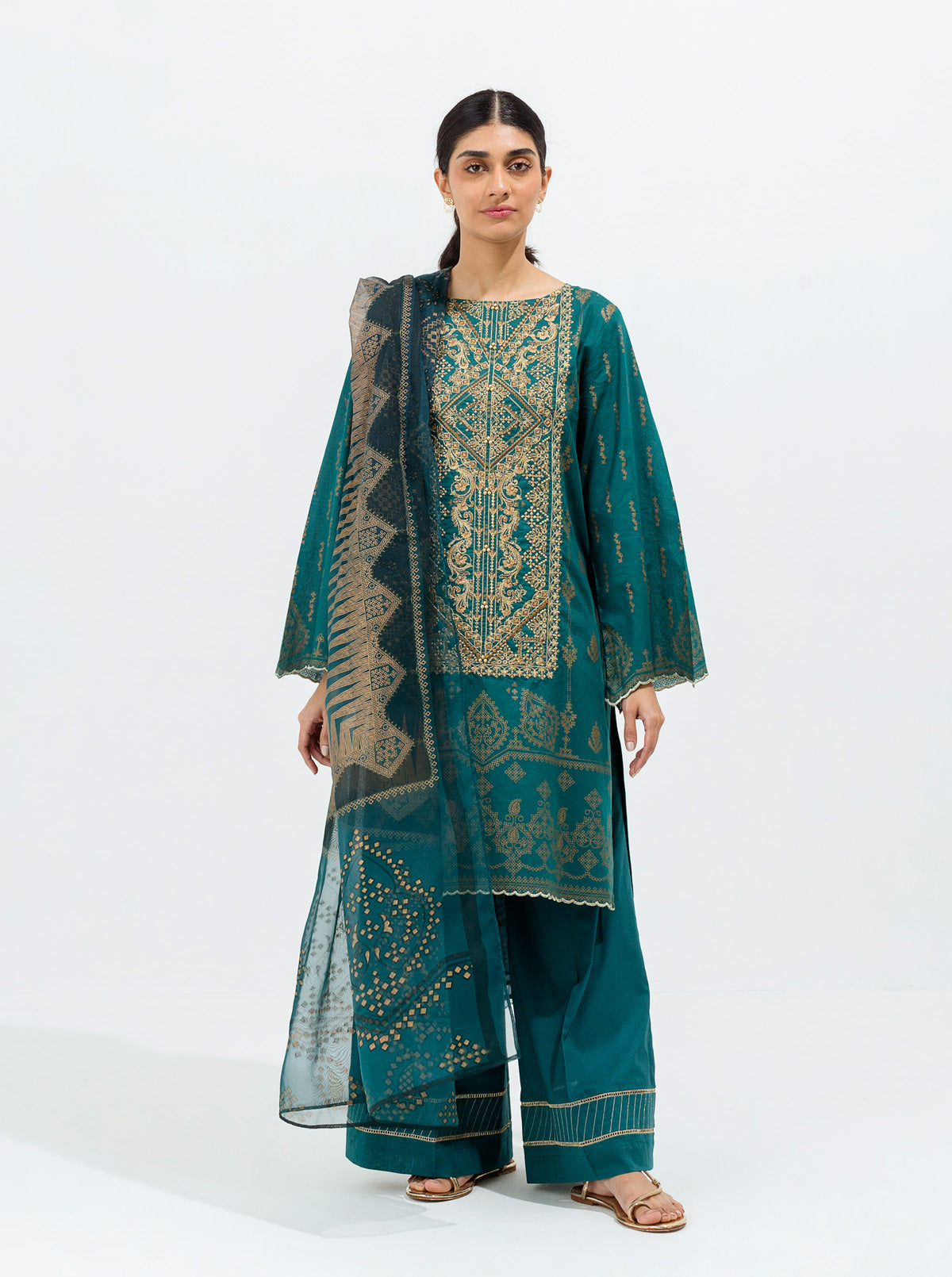 Festival Luxe-Embroidered-3P (Unstitched)