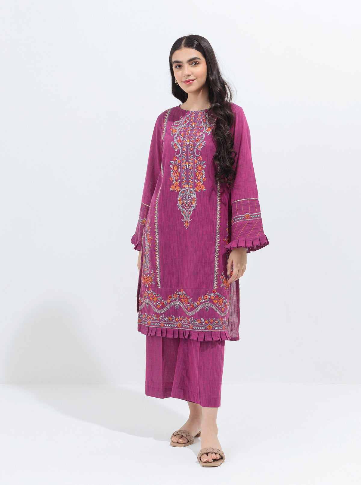 Regal Plum-Embroidered-2P