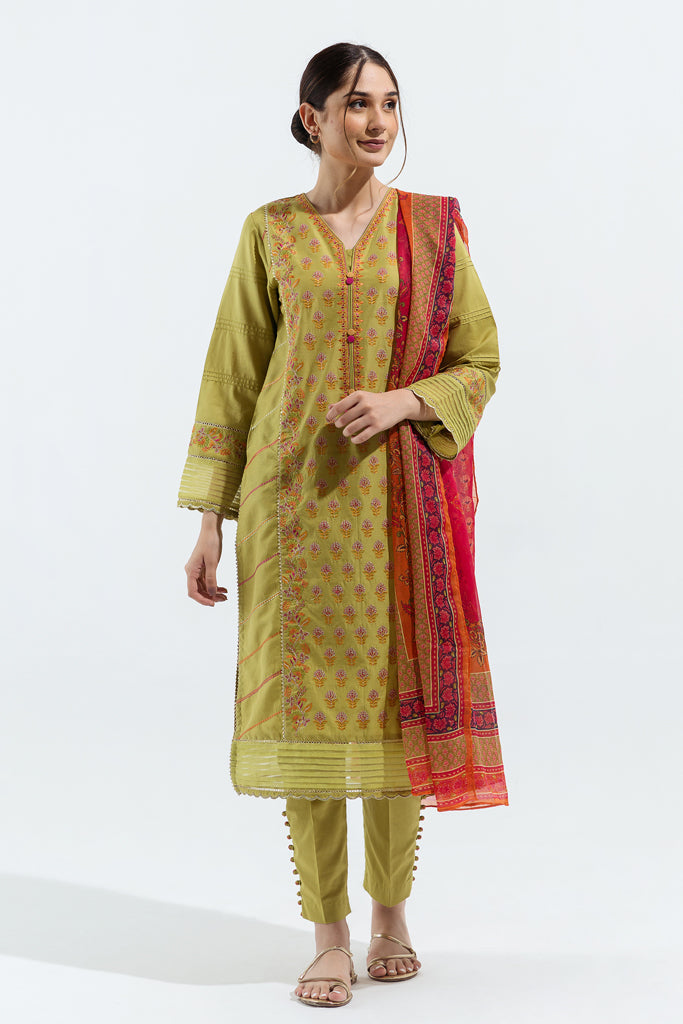 Oriental Dream-Embroidered-3P (Unstitched)