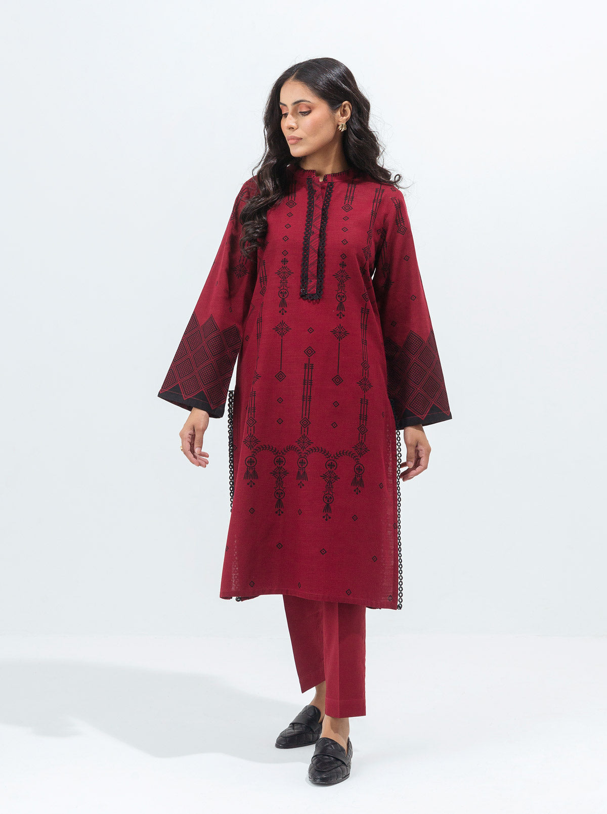Ruby Tone-Printed-2P (Unstitched)