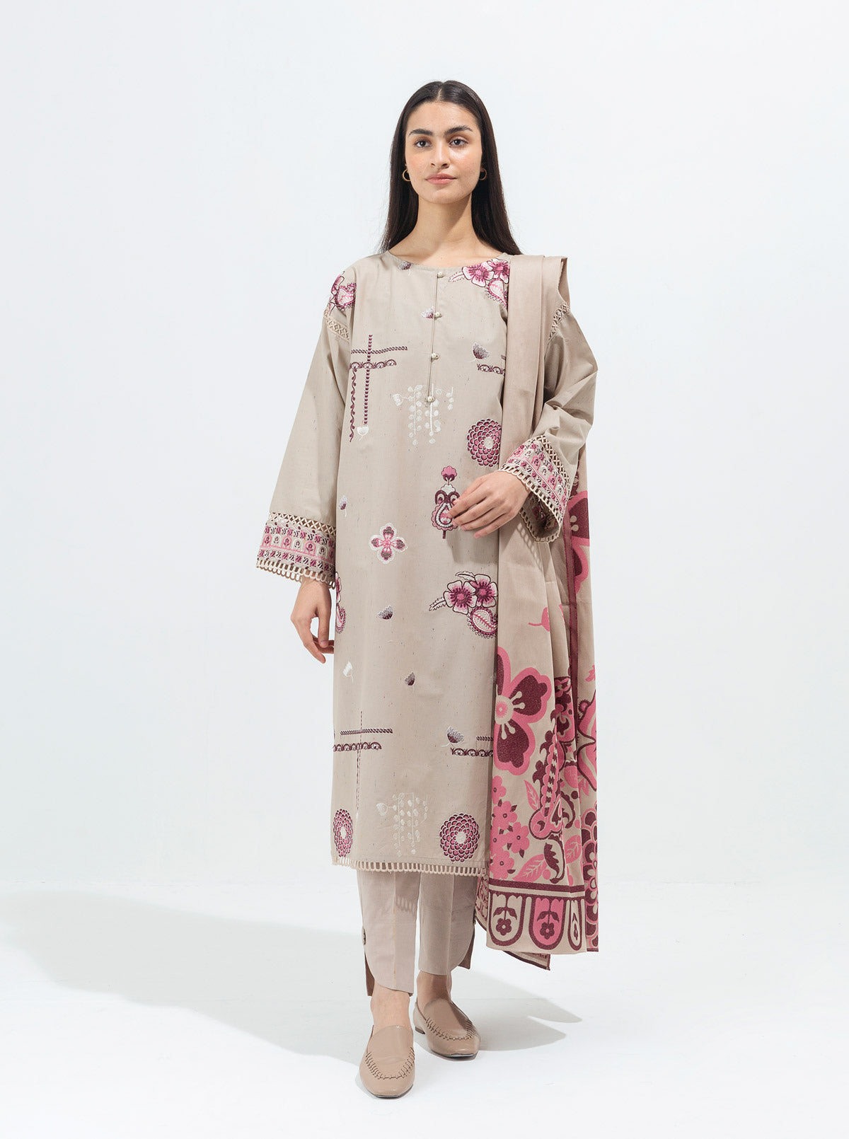 Opal Grey-Embroidered-2P