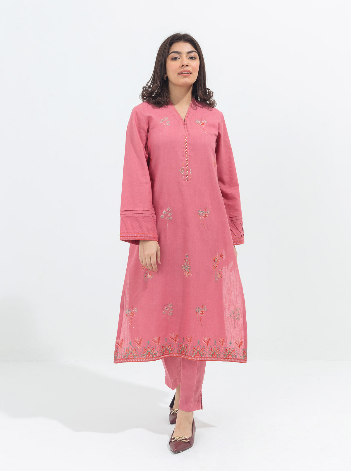 Rosy Glow-Embroidered-2P