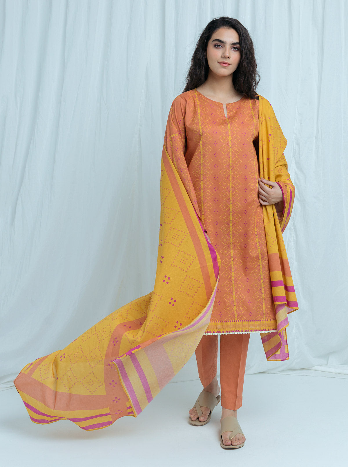 Dusky Hint-Printed-2 Pc