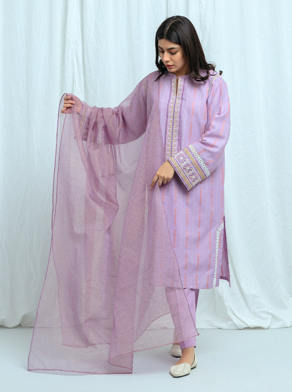 Winsome Orchid-Embroidered-2P